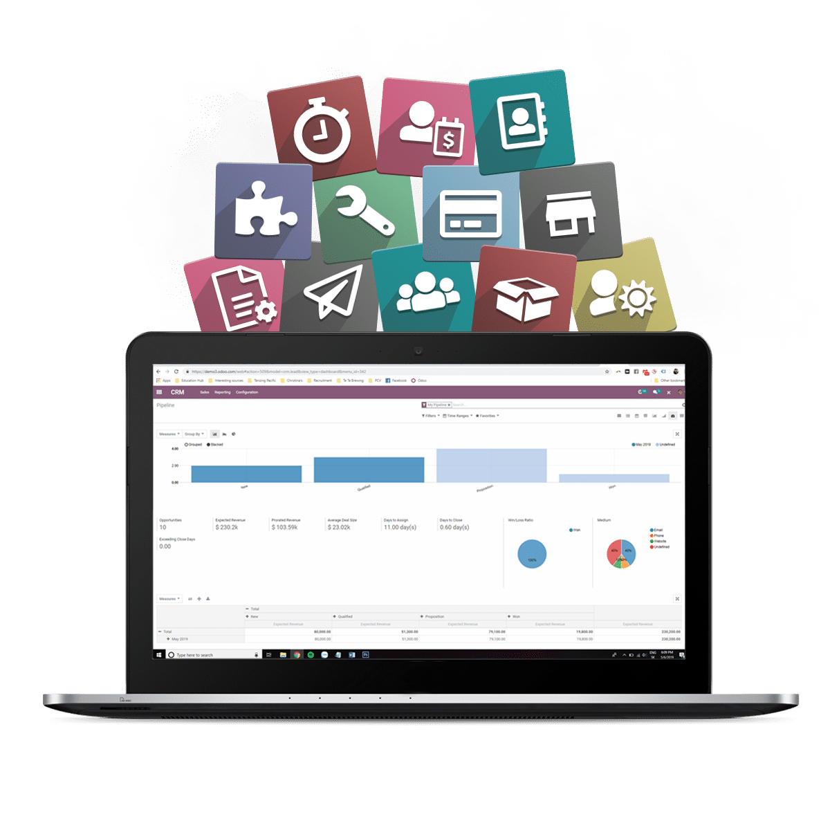 Odoo Dashboard